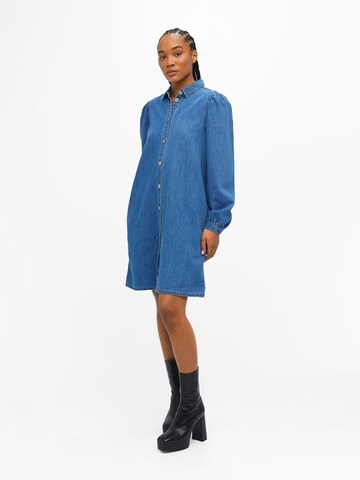Robe-chemise 'OBJZandie' OBJECT en bleu