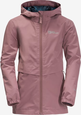 JACK WOLFSKIN Outdoor jacket 'Malima' in Pink: front