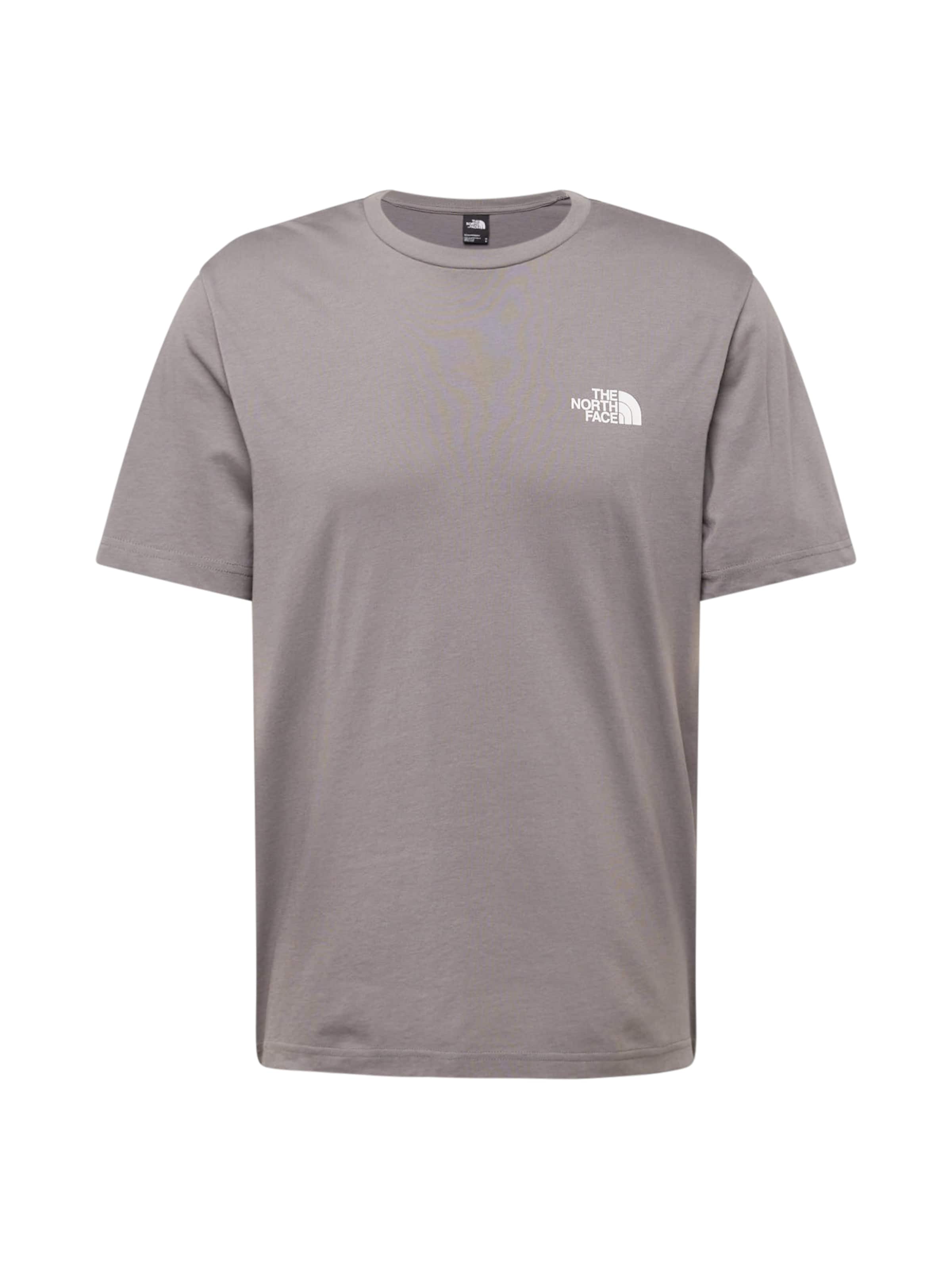 THE NORTH FACE Póló 'Simple Dome' - szürke: elől