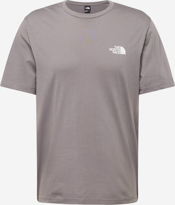 THE NORTH FACE Póló 'Simple Dome' - szürke: elől