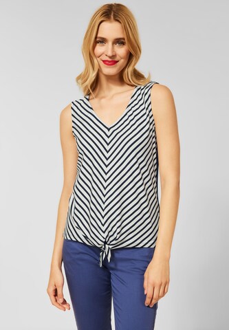 STREET ONE Blouse in Blue: front