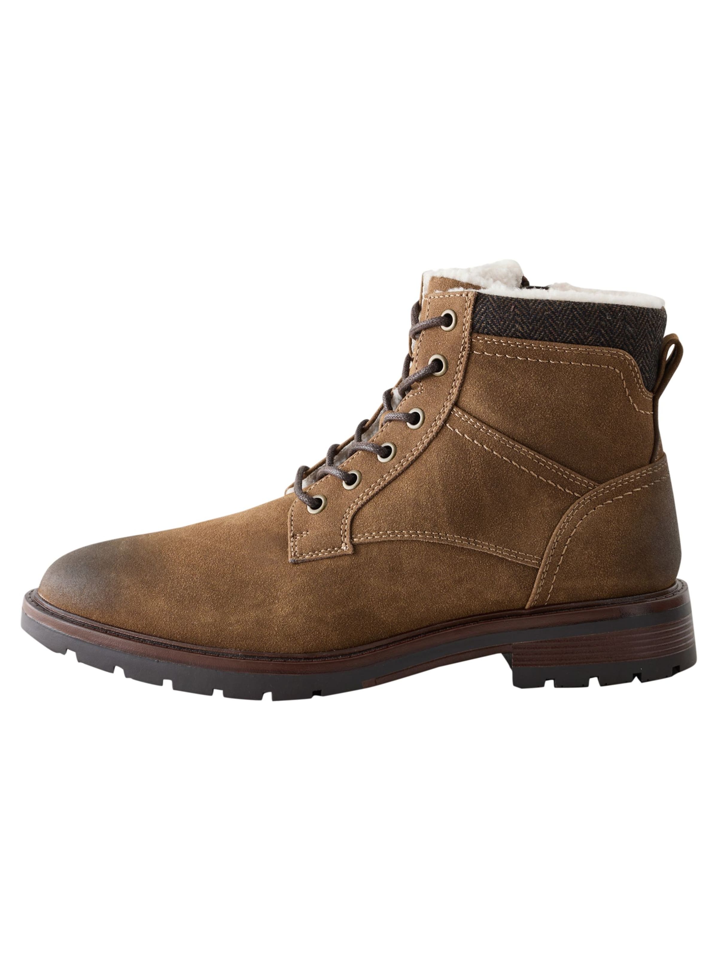 Bocanci cu șireturi de la Next pe maro: față