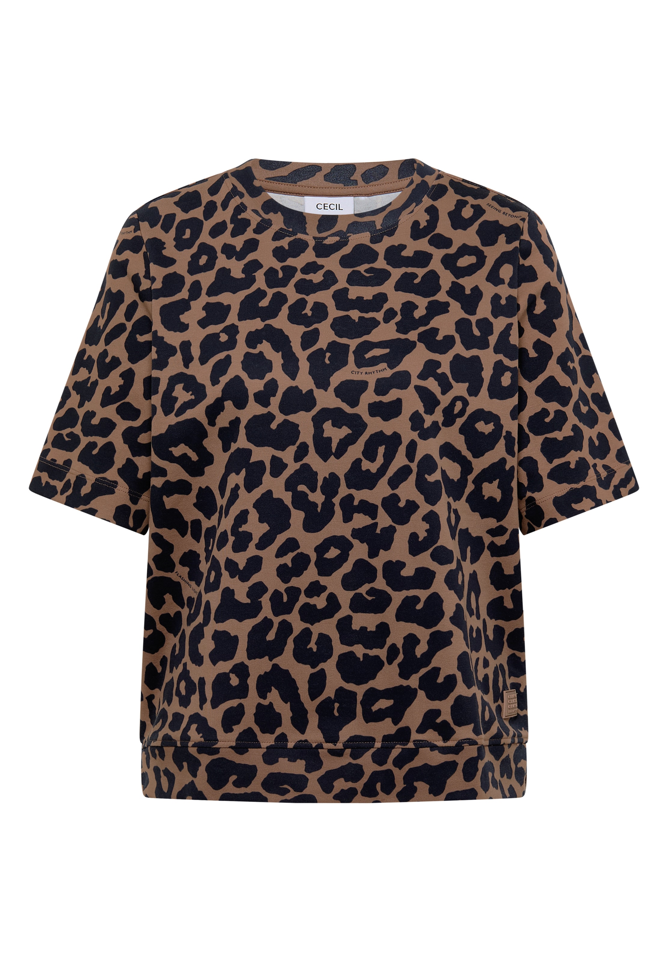 CECIL T-Shirt in Braun: Vorderseite