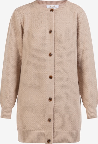 usha FESTIVAL Knit cardigan in Beige: front