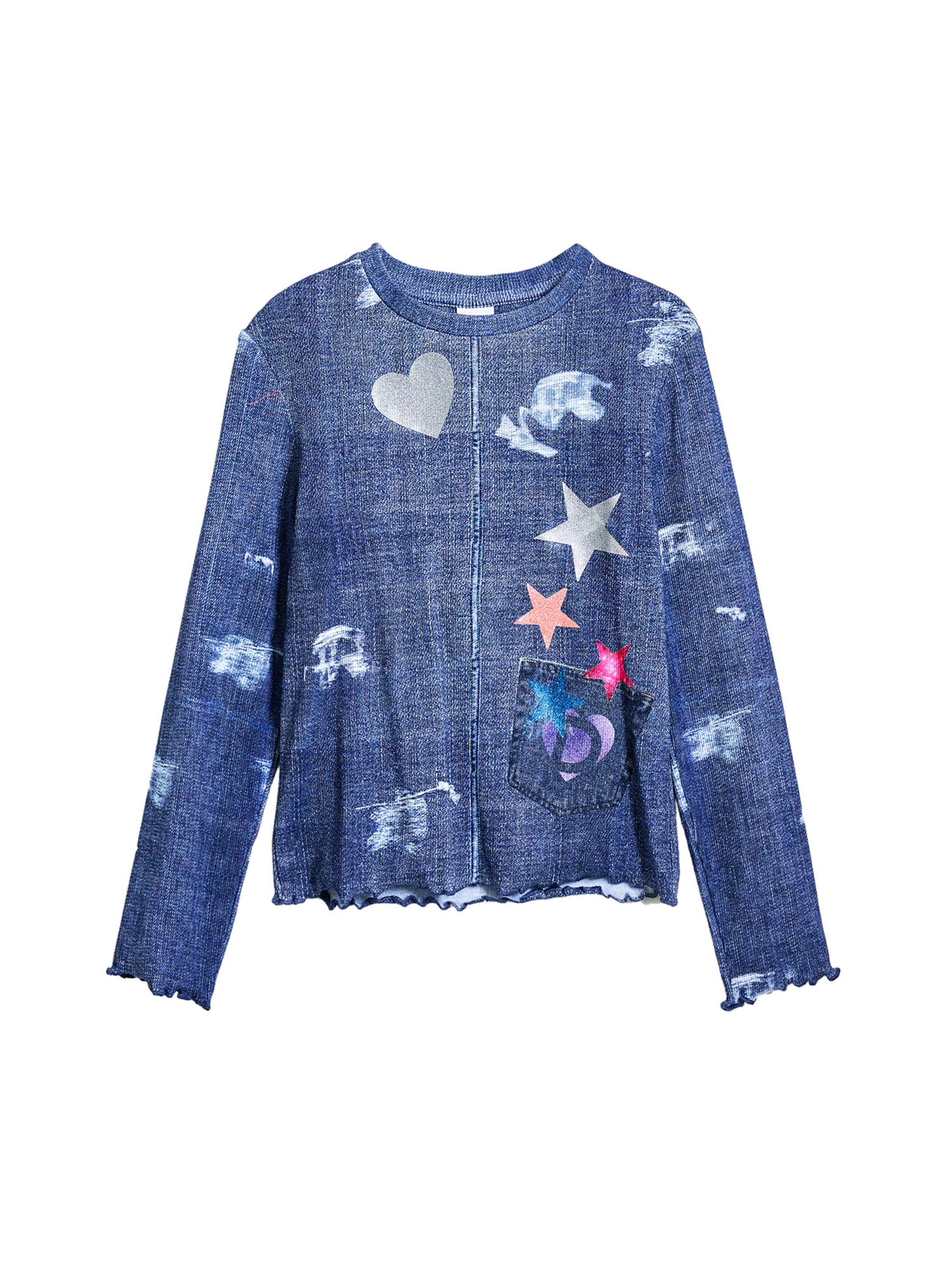 DesigualMajica - plava boja: prednji dio