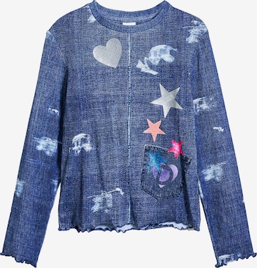 mėlyna Desigual Marškinėliai: priekis