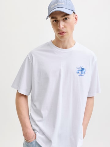JACK & JONES Tričko 'JORVACATION' – bílá