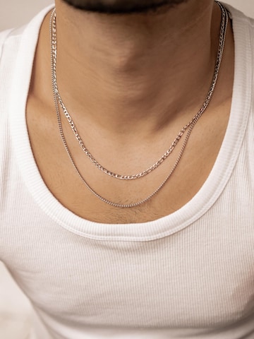 Hey Happiness Kette 'Grip Duo' in Silber