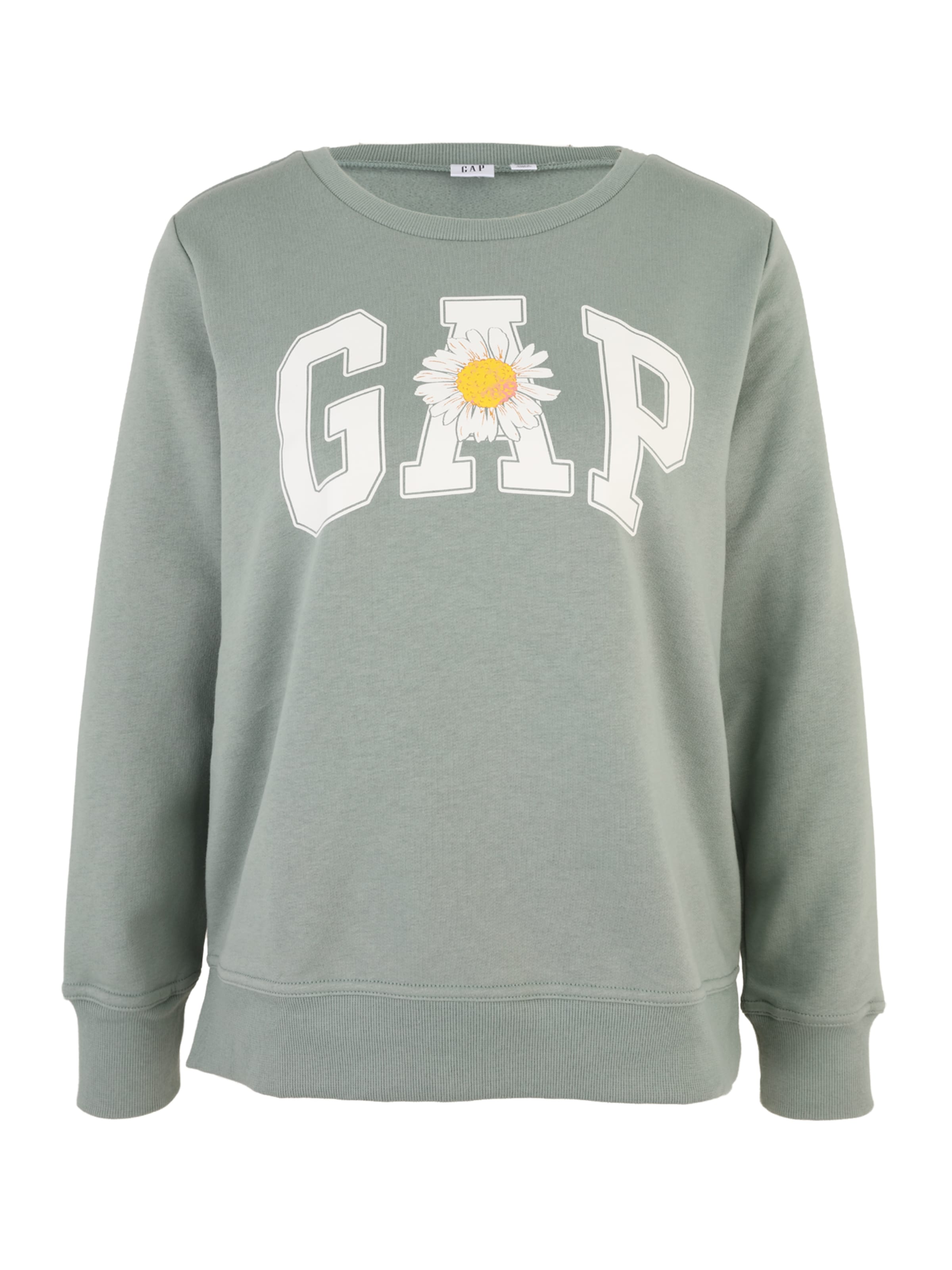 Gap Petite Sweatshirt in Green: front