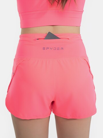 Regular Pantalon de sport Spyder en rose