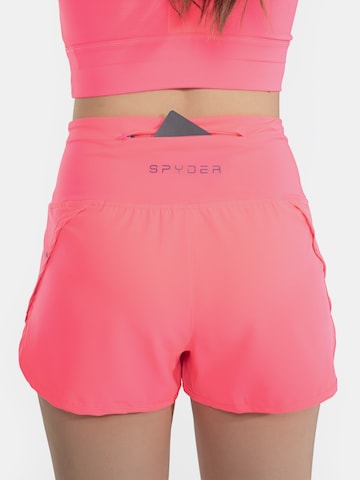 regular Pantaloni sportivi di Spyder in rosa