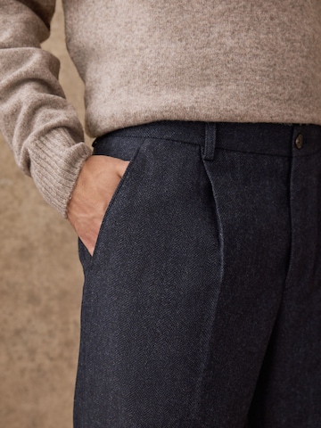 Next Regular Trousers with creases 'Nova Fides' in Blue