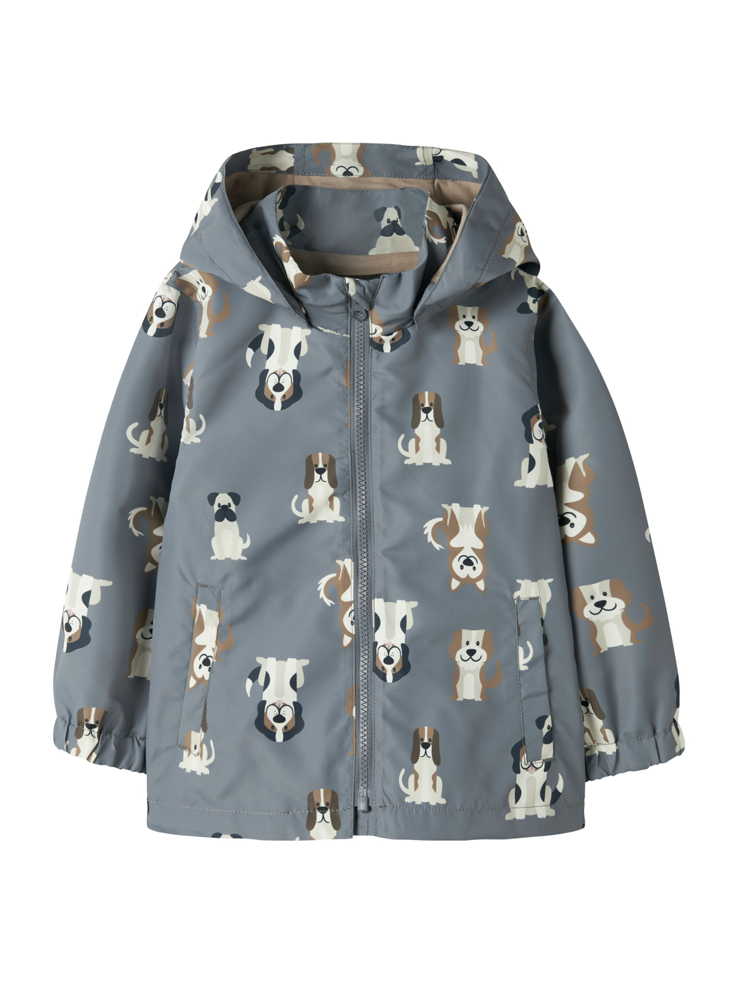 NAME IT Přechodná bunda 'NMMMAX' – modrá: přední strana