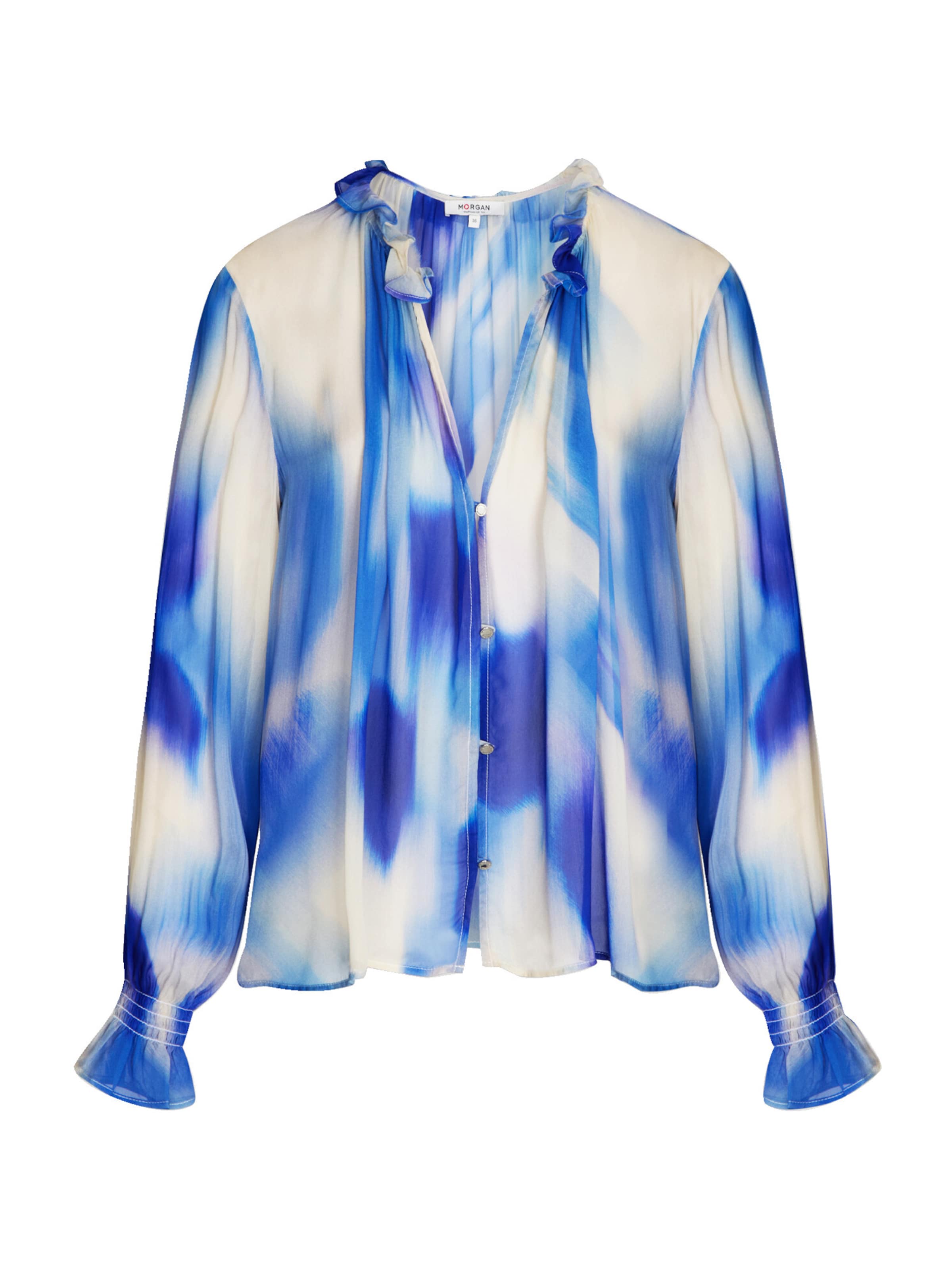 Morgan Blouse '261-CBORA.F' in Blue: front