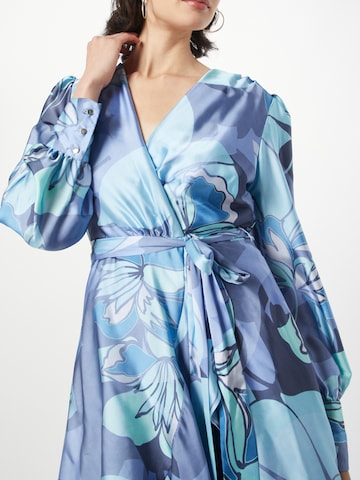 Robe de cocktail SWING en bleu