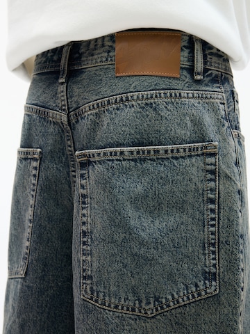 Baggy Jeans de la Pull&Bear pe albastru