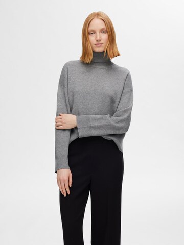 Pullover 'Kamma' di SELECTED FEMME in grigio: frontale