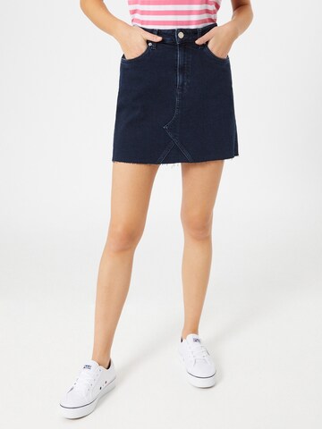 Tommy Jeans Rok in Blauw: voorkant