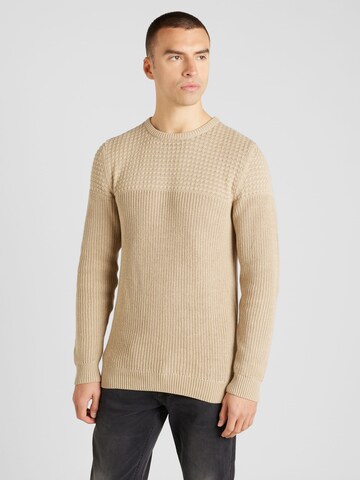 BLEND Sweater in Beige: front