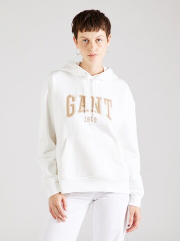 GANT Sweatshirt in Weiß: Vorderseite