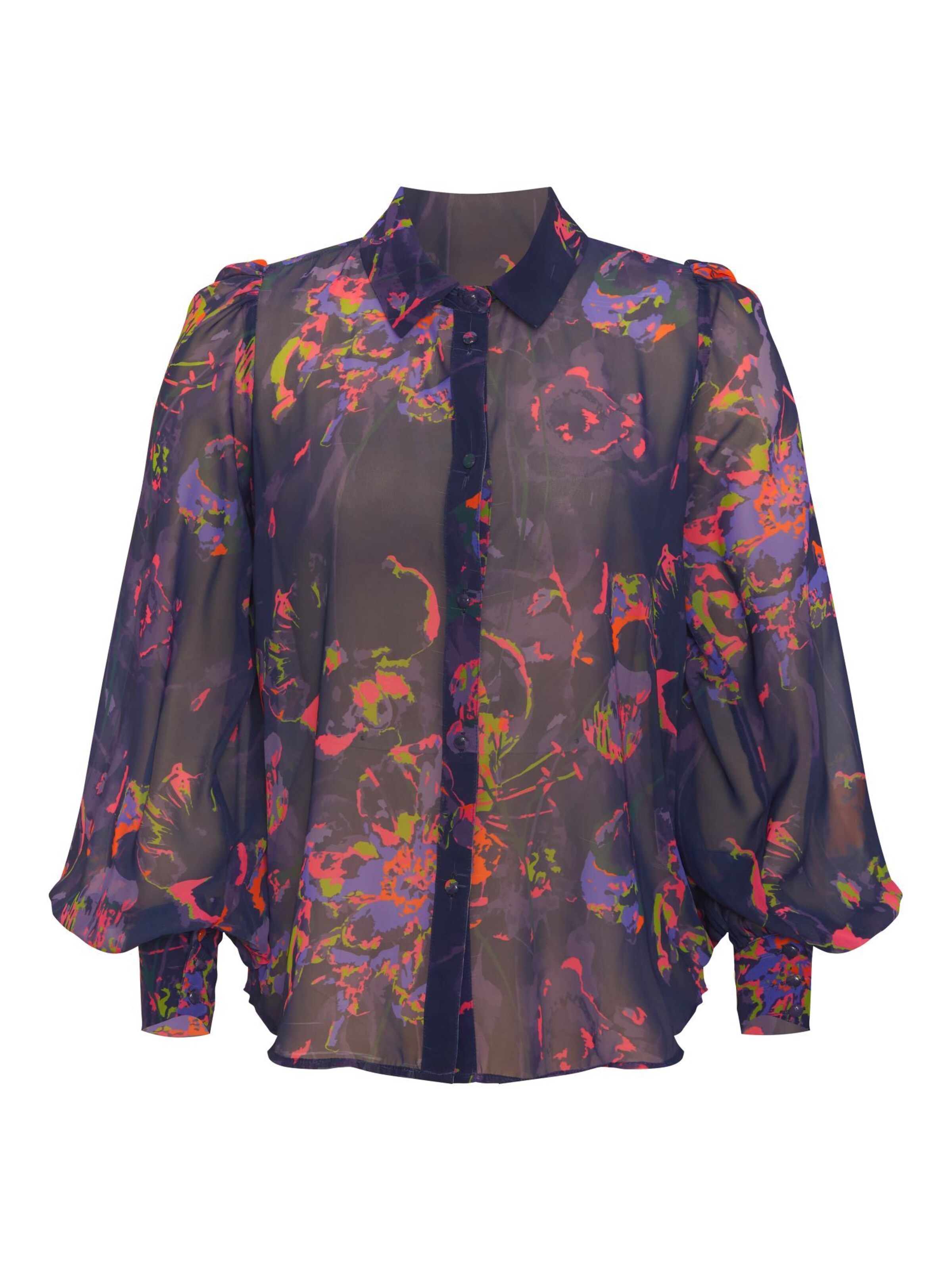 Chi Chi London Pluus, värv sinine: eest vaates