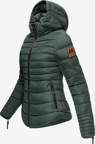 MARIKOO Winterjacke 'Amber' in Grün