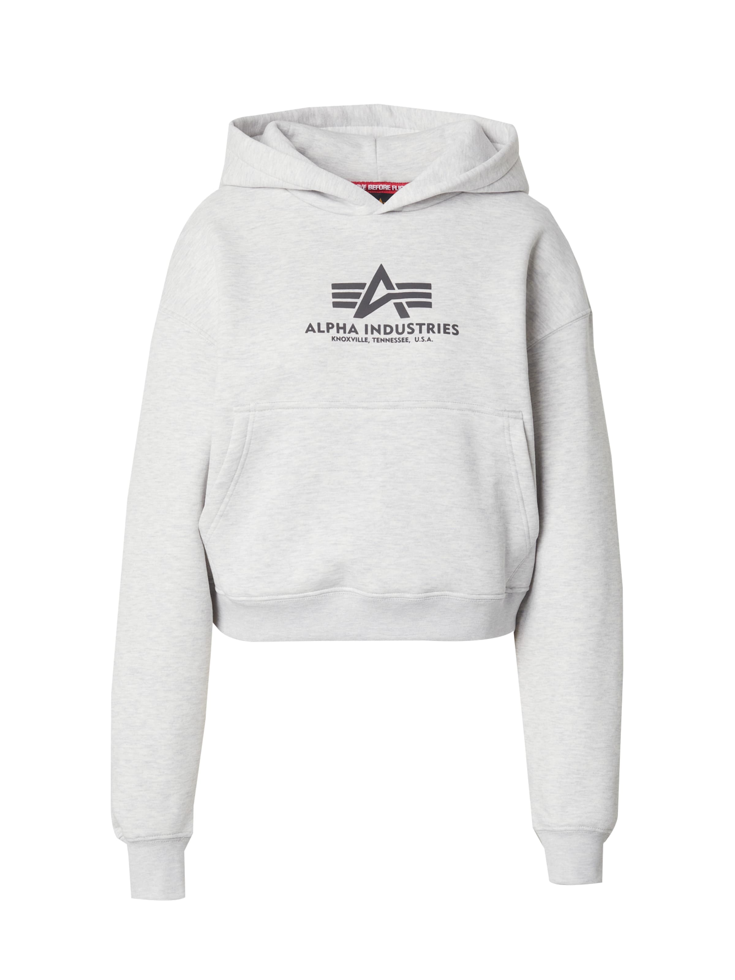 ALPHA INDUSTRIES Свитшот в Серый: спереди