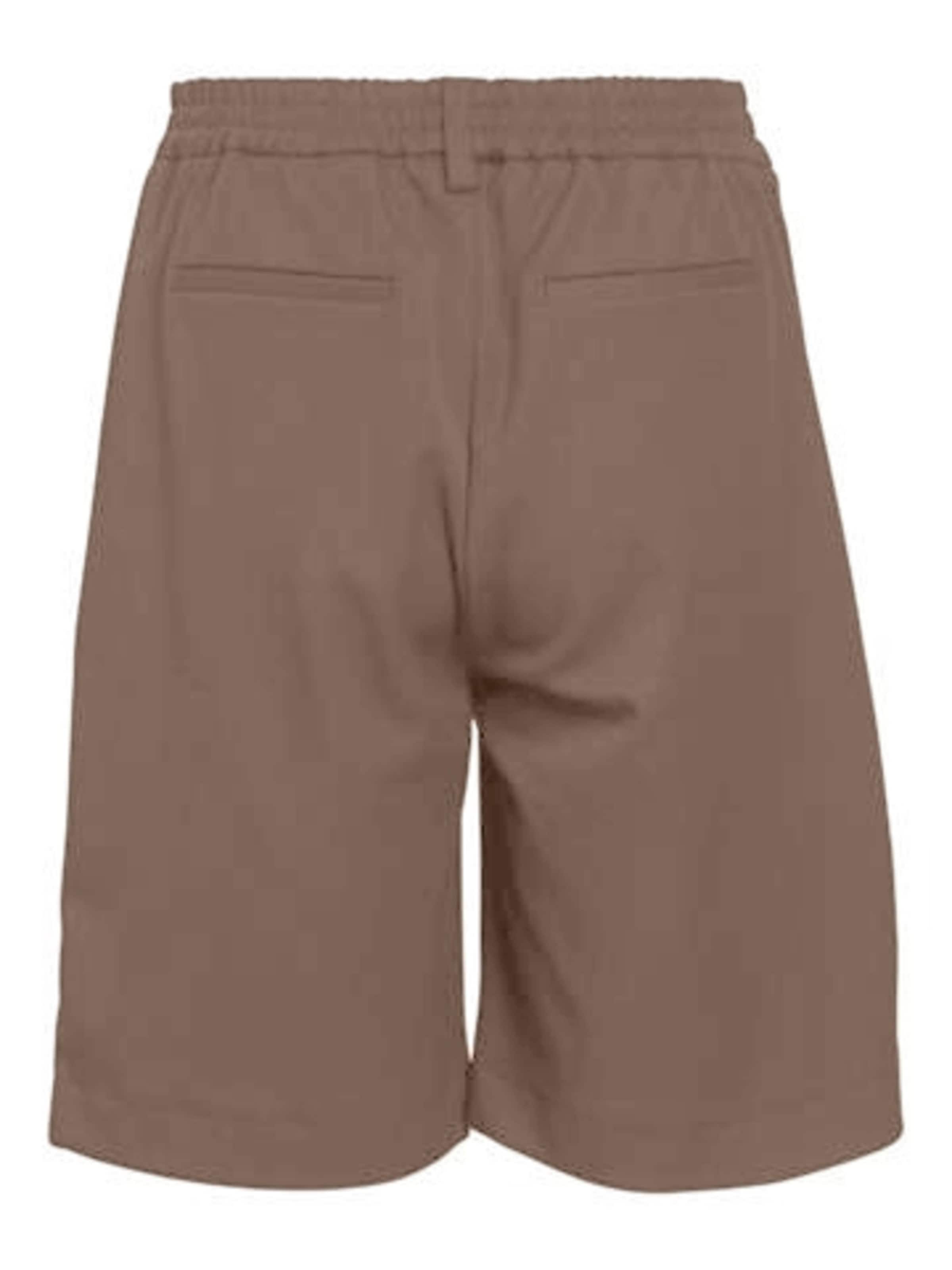 OBJECT Laiad sääred Püksid 'Lisa', värv pruun