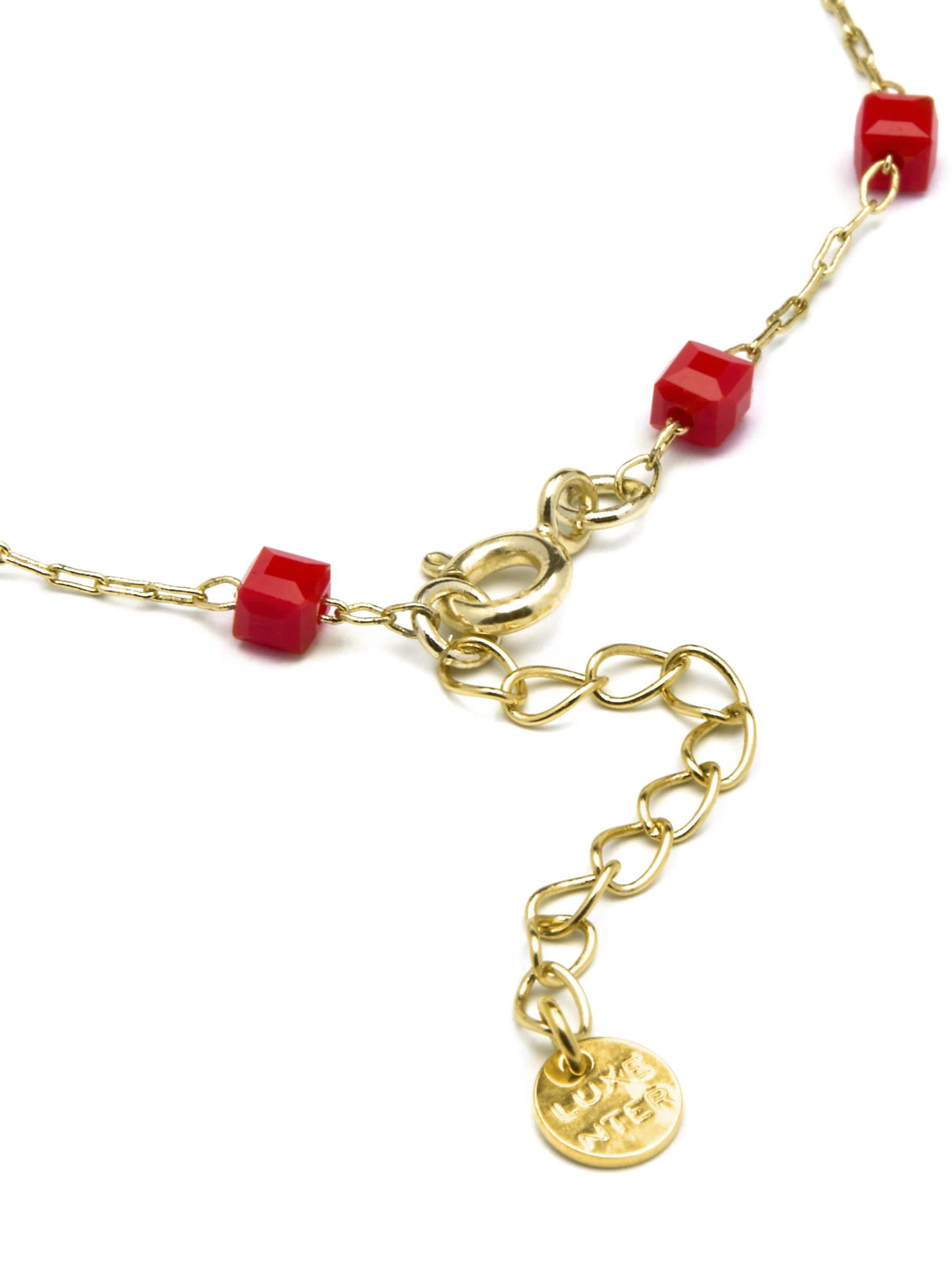 Luxenter Armband 'Kirrio' in Rood