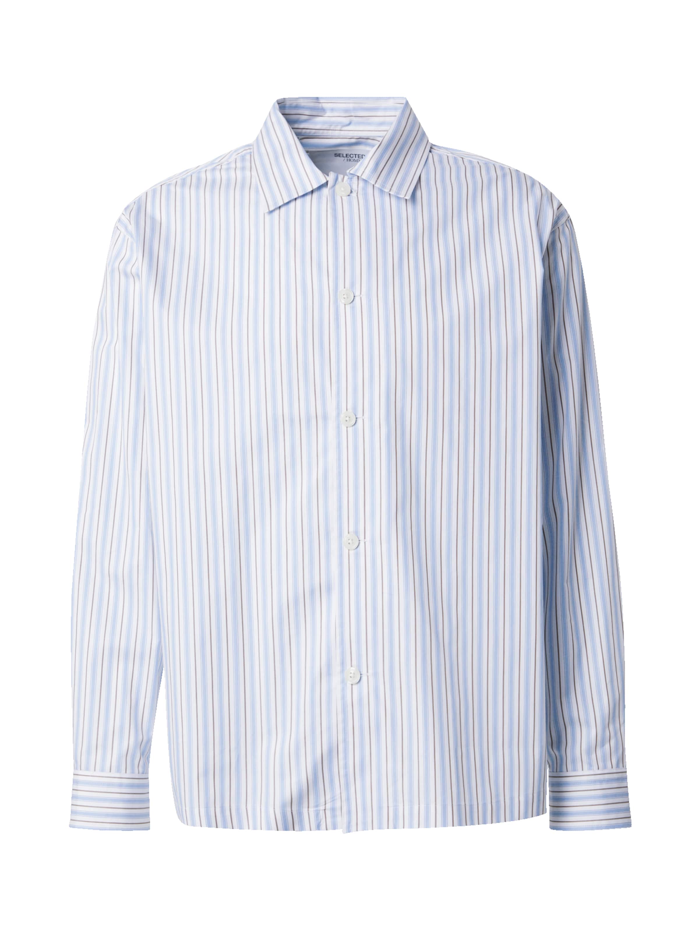 SELECTED Regular fit Button Up Shirt 'SLHRLX-RICCO' in Blue: front