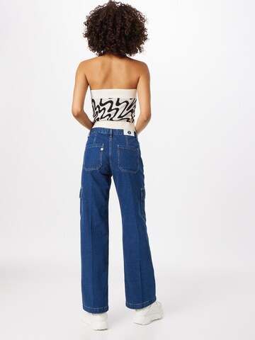MUD Jeans Loosefit Cargofarkut 'Wilma Works' värissä sininen