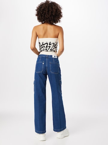 MUD Jeans Loose fit Cargo jeans 'Wilma Works' in Blue