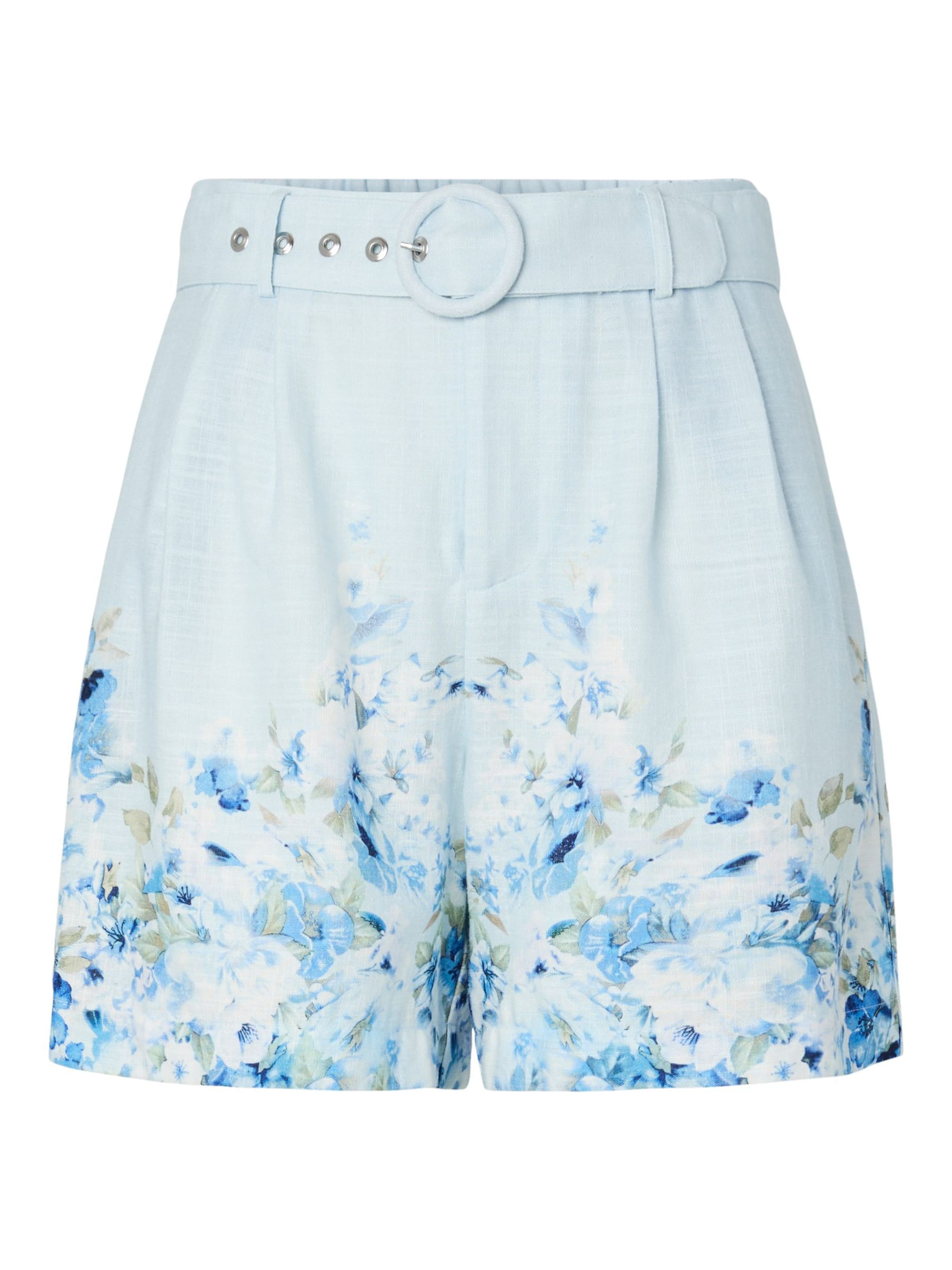 YAS Regular Hose 'CLEO' in Blau: Vorderseite