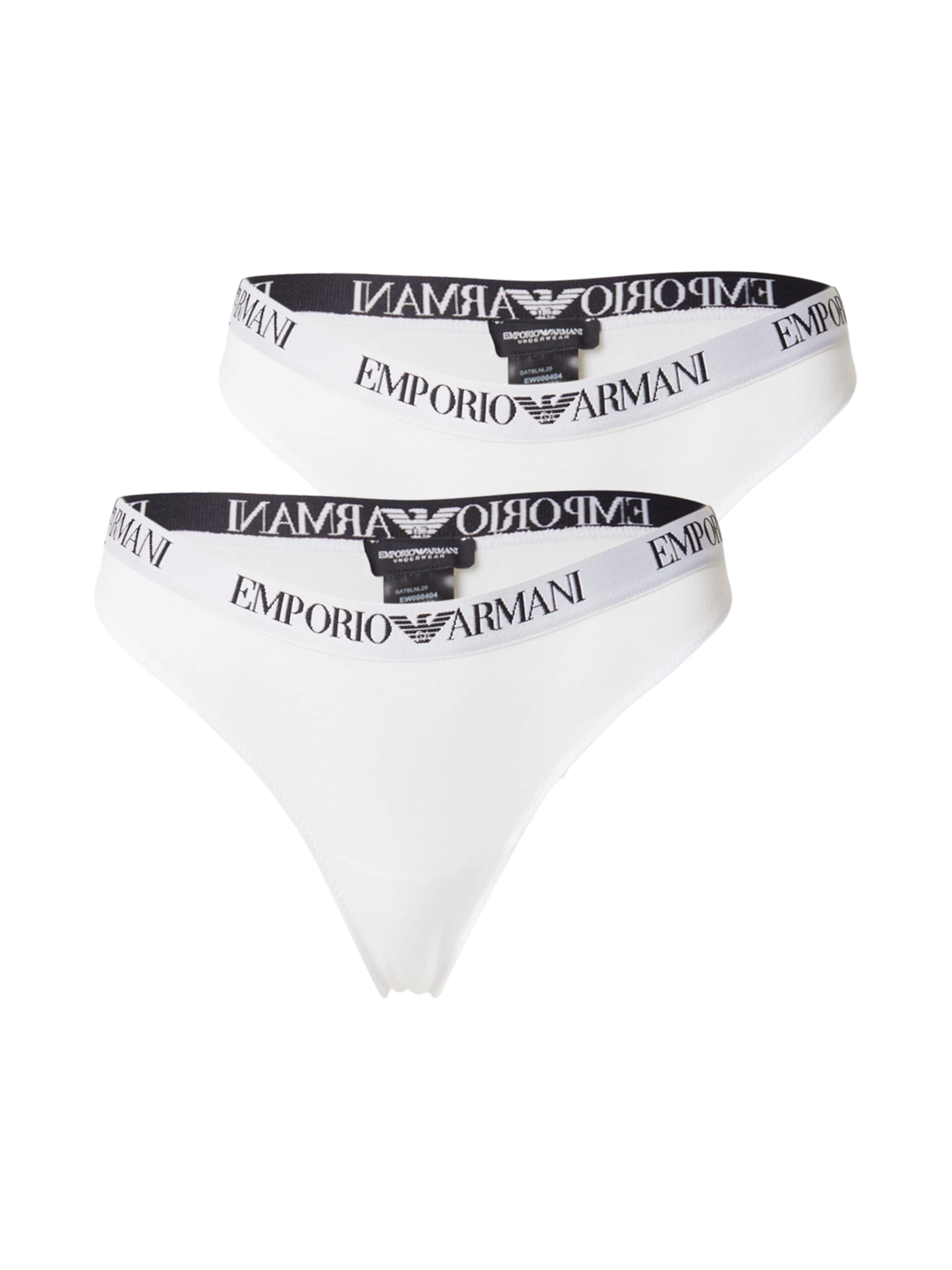 Emporio Armani Slip in White: front