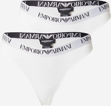 Emporio Armani Alushousut värissä valkoinen: etupuoli