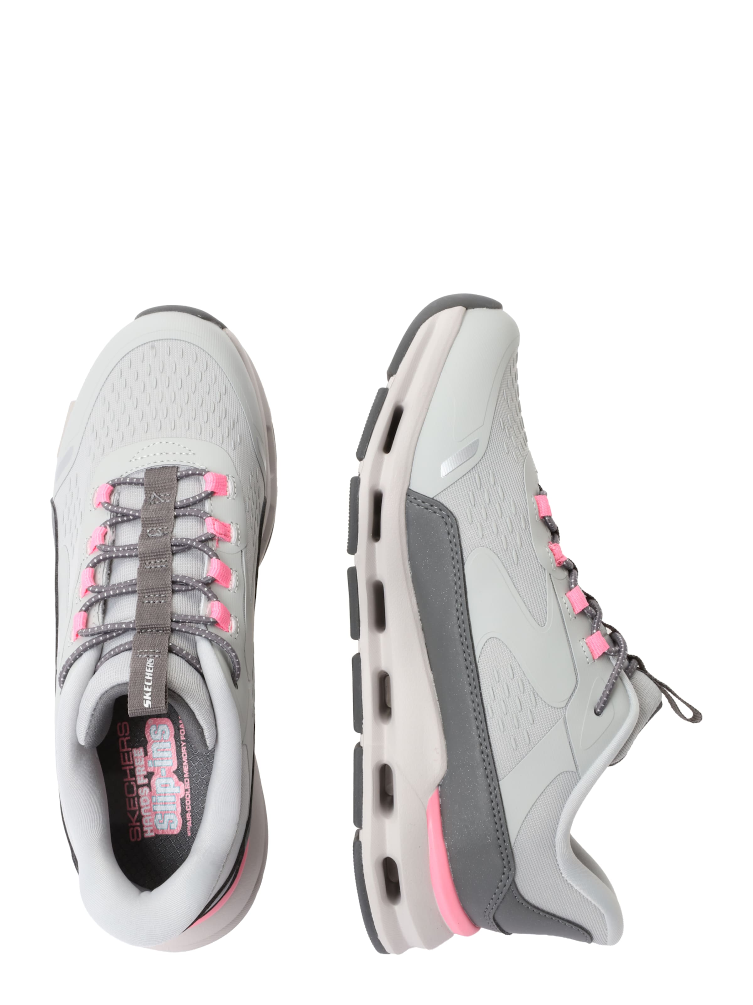 SKECHERS Σνίκερ 'GLIDE-STEP + VISTA LANE' σε γκρι