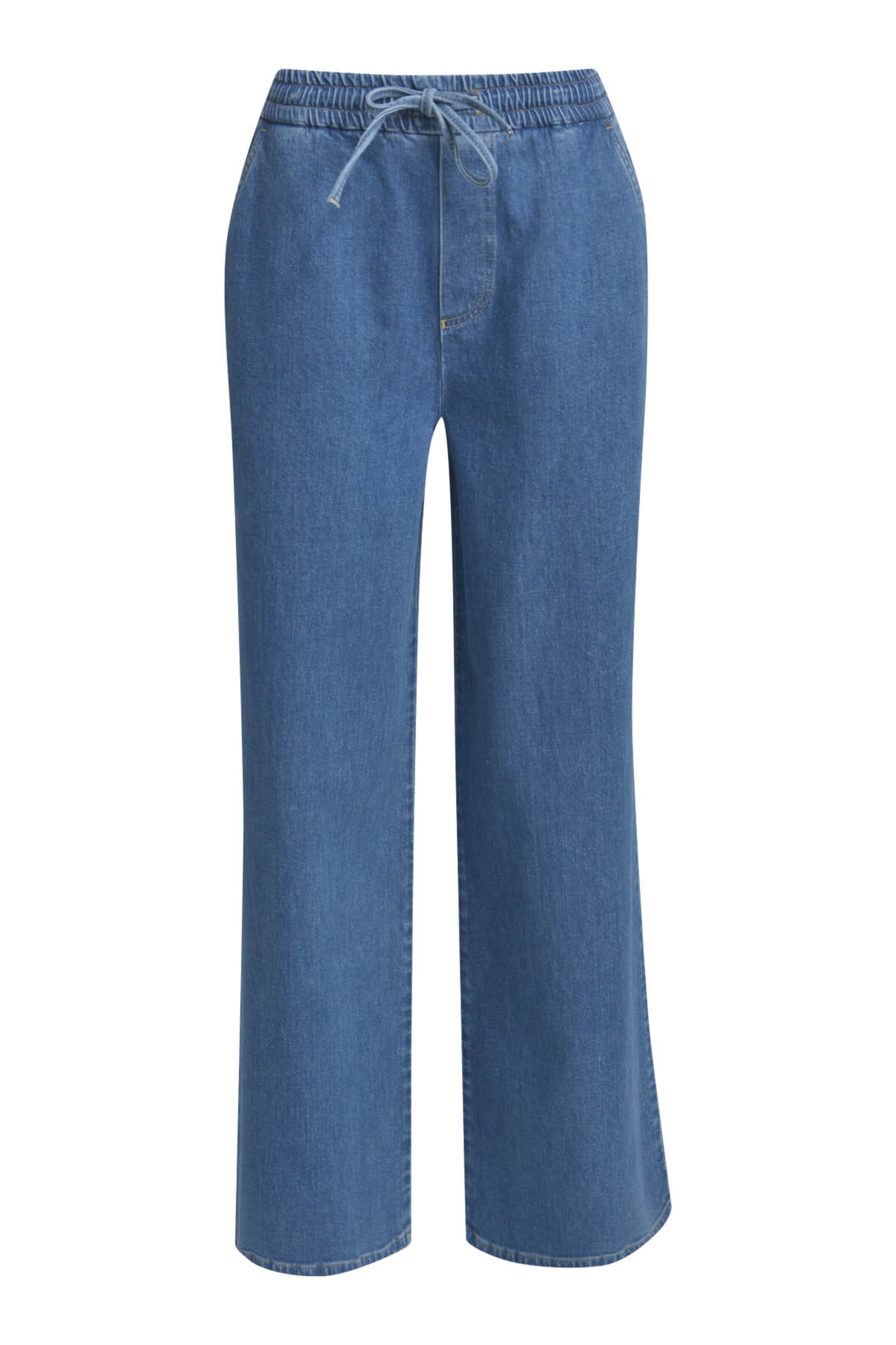 Smith&Soul Wide Leg Jeans in Blau: Vorderseite