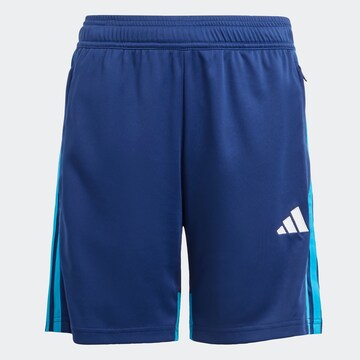 Pantalon de sport 'Tiro 25 Essentials' ADIDAS PERFORMANCE en bleu : devant