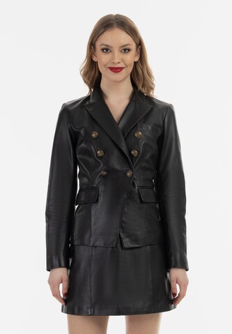 faina Between-Season Jacket in Black: front