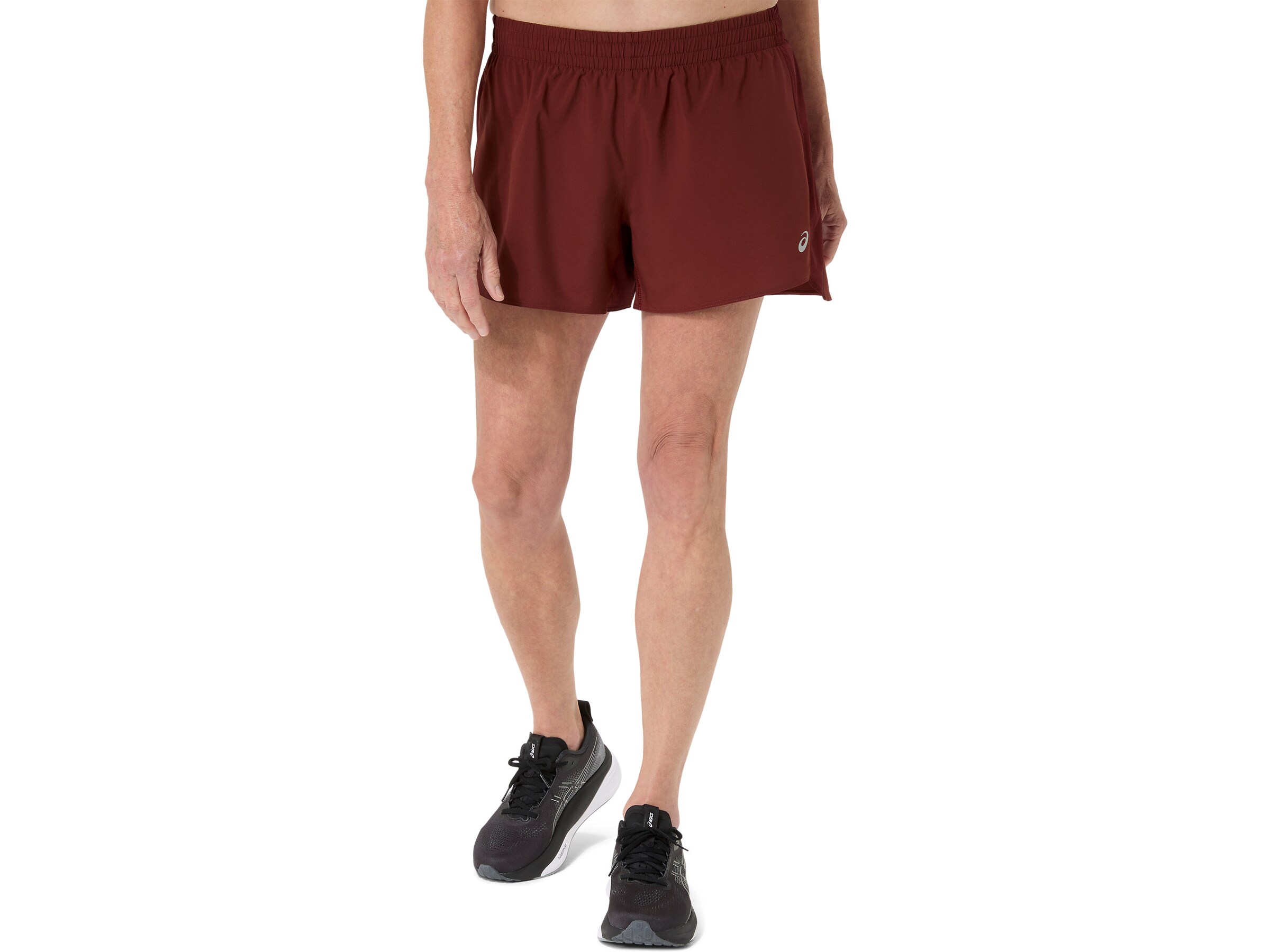 ASICS Regular Sportshorts in Rot: Vorderseite