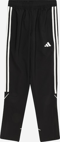 ADIDAS PERFORMANCE Regular Workout Pants 'Tiro 23 League' in Black: front