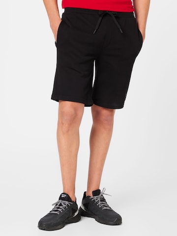 4F Regular Sports trousers in Black: front