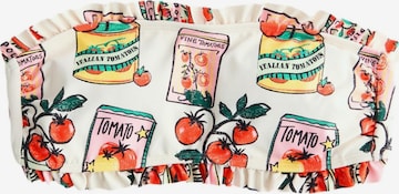 NextBandeau Bikini gornji dio - bijela boja: prednji dio