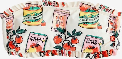 Next Bikinitoppi värissä vihreä / roosa / punainen / villanvalkoinen, Tuotenäkymä