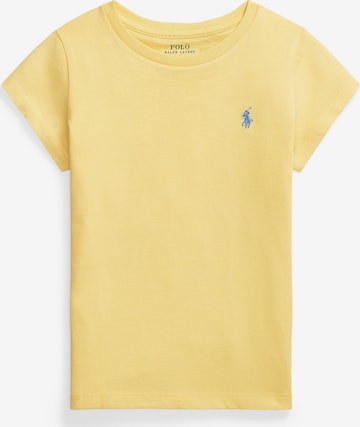 Tricou de la Polo Ralph Lauren pe galben: față