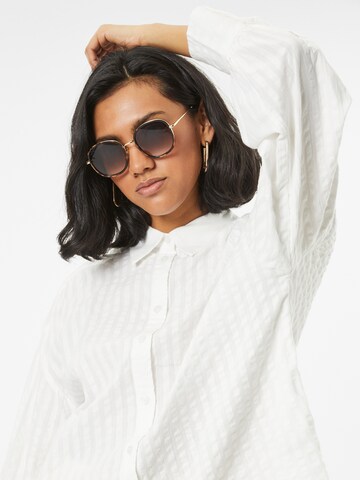 Monki Blouse in White