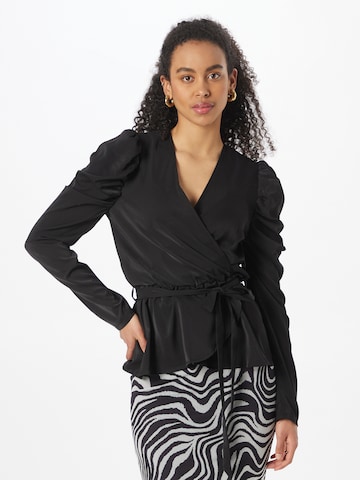 AX Paris Blouse in Zwart: voorkant