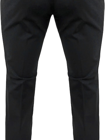 Suitable Slim fit Trousers with creases in Black