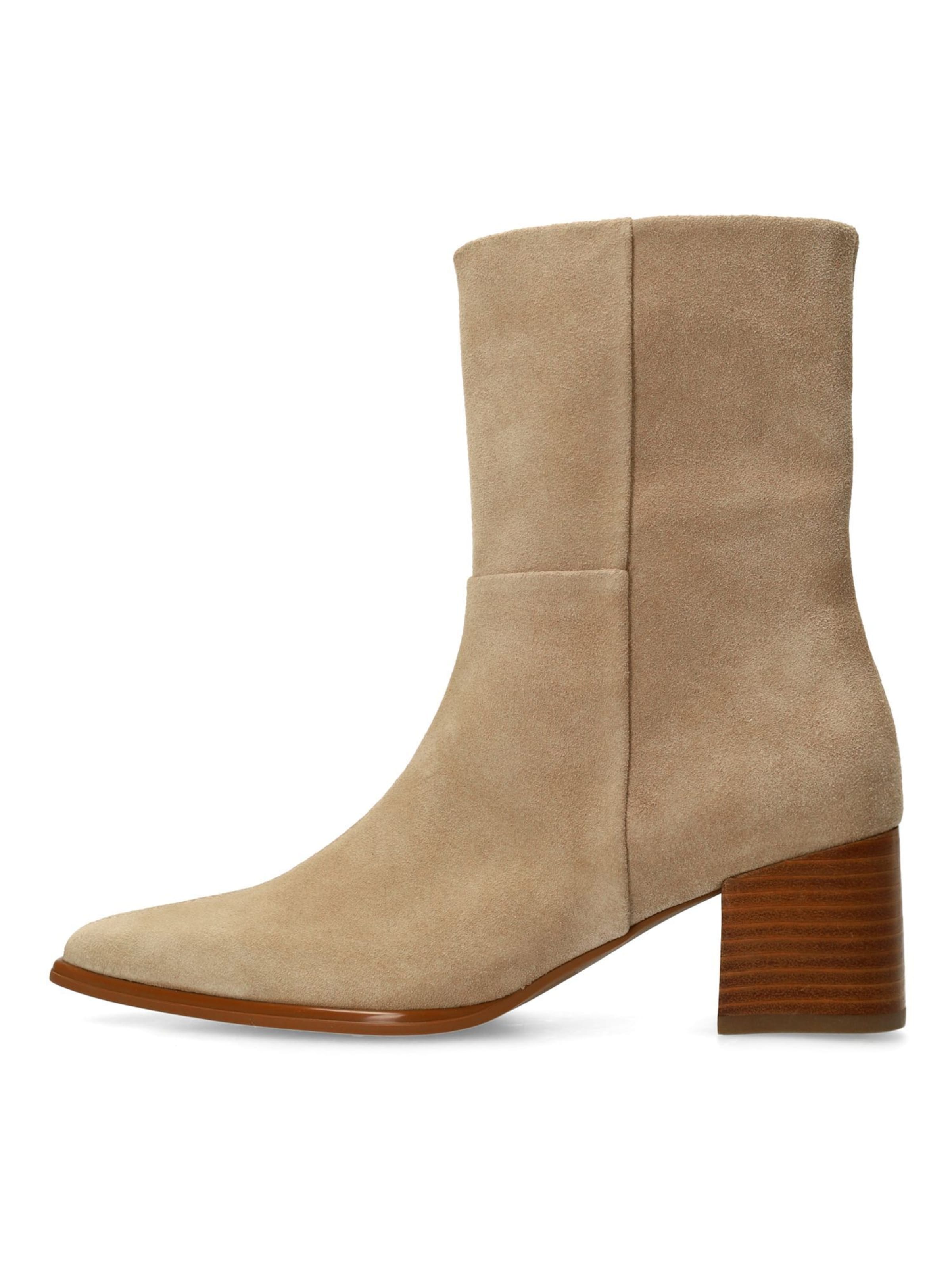MANFIELD Stiefelette in Beige