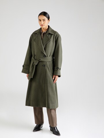 SECOND FEMALE Between-Seasons Coat 'Verle' in Green: front